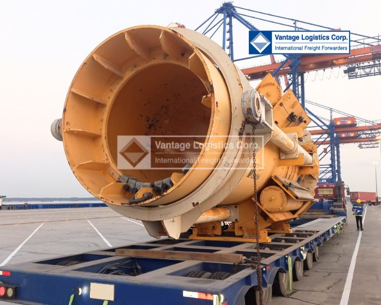 Hoàn thành chuyến vận chuyển phụ tùng thiết bị quá khổ quá tải cho Dự Án Mỏ Đại Hùng