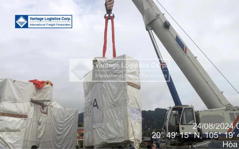 Successful Transportation of Equipment for the Hoa Binh Hydropower Plant Expansion Project