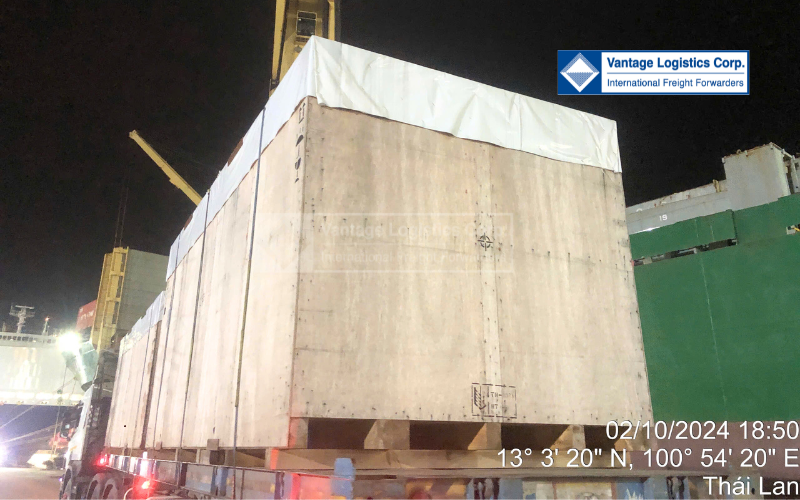 Successful Transportation Of Shredder Plants Project Cargo From Thailand To USA Successful Transportation Of Shredder Plants Project Cargo From Thailand To USA