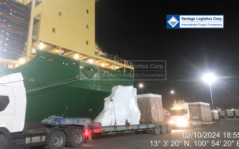 Successful Transportation Of Shredder Plants Project Cargo From Thailand To USA Successful Transportation Of Shredder Plants Project Cargo From Thailand To USA