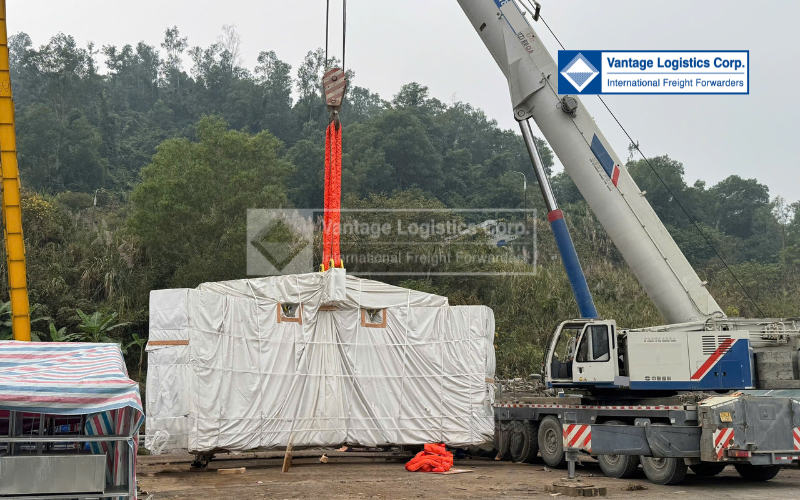 Successfully Continued the Transportation of Equipment for the Hoa Binh Hydropower Plant Expansion Project Successfully Continued the Transportation of Equipment for the Hoa Binh Hydropower Plant Expansion Project