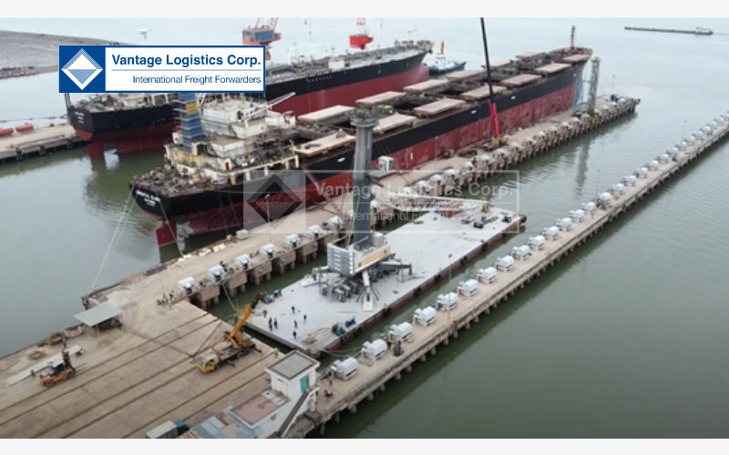 Successfully transported 4 Liebherr cranes LHM550+LHM500 from Tan Vu port, Hai Phong to Nosco Shipyard Quang Ninh factory Successfully transported 4 Liebherr cranes LHM550+LHM500 from Tan Vu port, Hai Phong to Nosco Shipyard Quang Ninh factory
