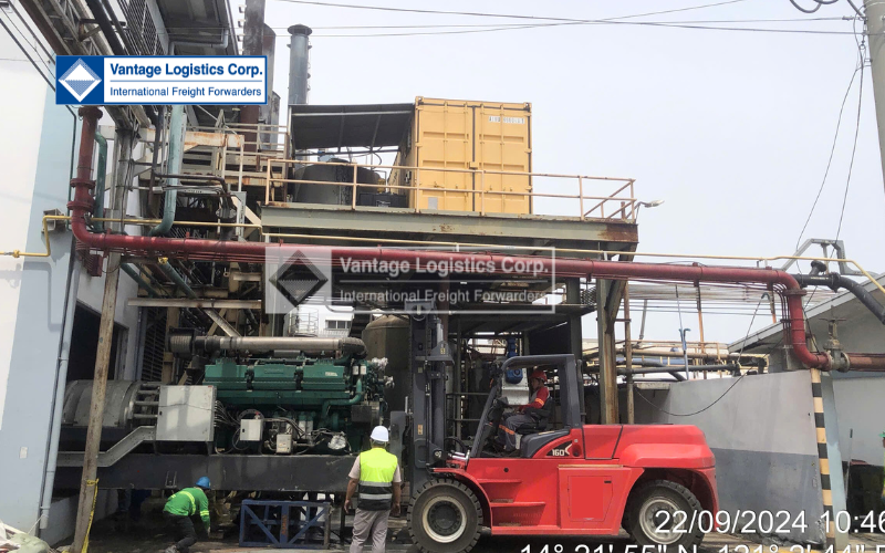 Successfully Transported Generator Set From Philippines To Binh Duong, Viet Nam