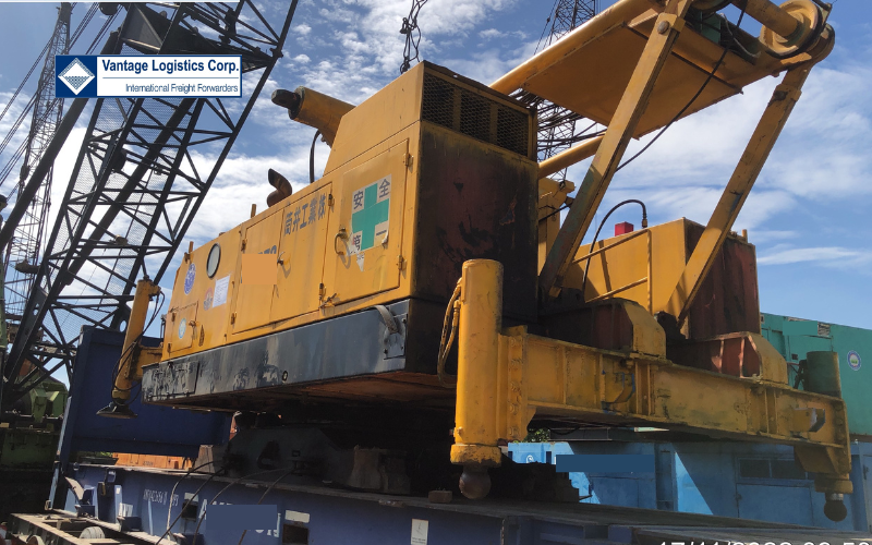 Temporary export of construction machinery for Atran Bridge Construction Project in Myanmar