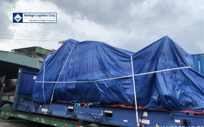 Temporary export of construction machinery for Atran Bridge Construction Project in Myanmar