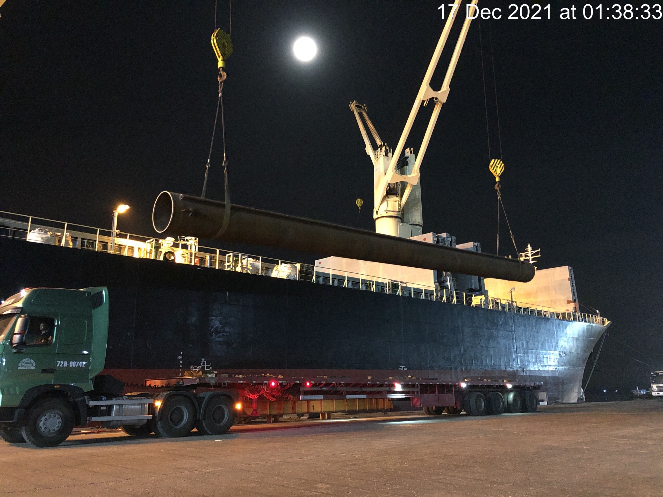 Tiếp Tục Vận Chuyển Thành Công Ba Lô Hàng Siêu Trường Cho Dự Án Xây Dựng Cầu Đường Sắt Bangabandhu Sheikh Mujib