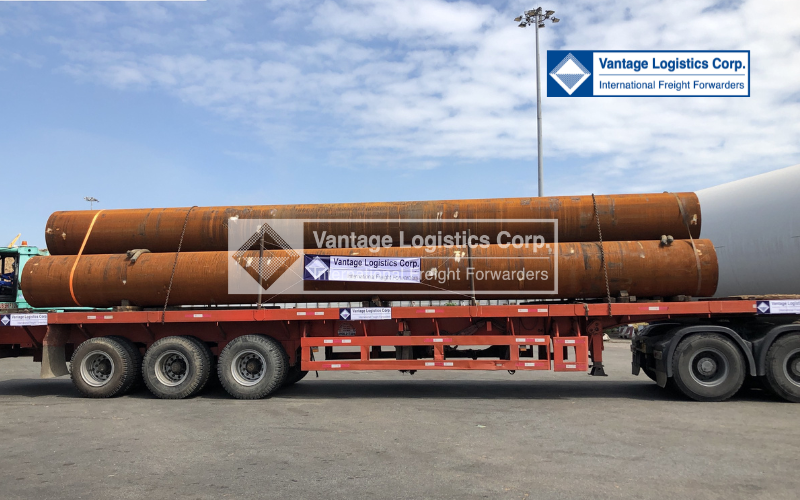 Vận chuyển thành công kết cấu thép dạng ống quá khổ cho Dự Án Điện Gió Ngoài khơi Greater Changhua (CHW2204)