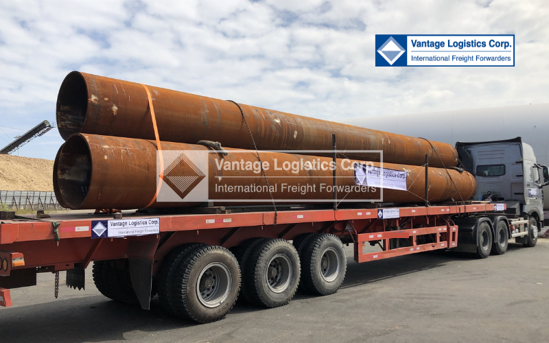 Vận chuyển thành công kết cấu thép dạng ống quá khổ cho Dự Án Điện Gió Ngoài khơi Greater Changhua (CHW2204)