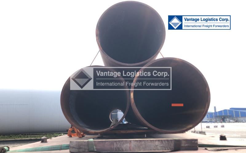 Vận chuyển thành công kết cấu thép dạng ống quá khổ cho Dự Án Điện Gió Ngoài khơi Greater Changhua (CHW2204)