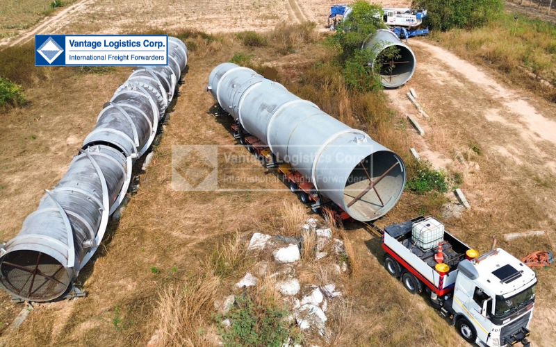 Vận Chuyển Thành Công Thiết Bị Dự Án Khai Thác Và Chế Biến Muối Mỏ Tại Lào