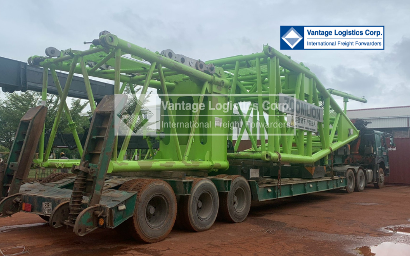 Vận chuyển thành công thiết bị quá khổ quá tải cho Dự án Năng Lượng Điện Gió Monsoon tại Lào