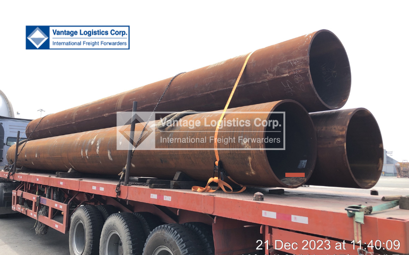 Vantage Logistics successfully transported Tubular Steel Structure oversized for Greater Changhua Offshore Wind Projects (CHW2204)