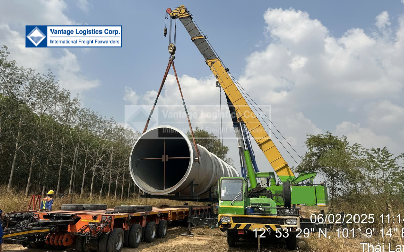 Vantage Logistics Successfully Transports Equipment for Rock Salt Exploitation and Processing Project in Laos Vantage Logistics Successfully Transports Equipment for Rock Salt Exploitation and Processing Project in Laos