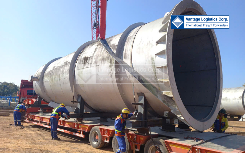 Vantage Logistics Successfully Transports Equipment for Rock Salt Exploitation and Processing Project in Laos Vantage Logistics Successfully Transports Equipment for Rock Salt Exploitation and Processing Project in Laos