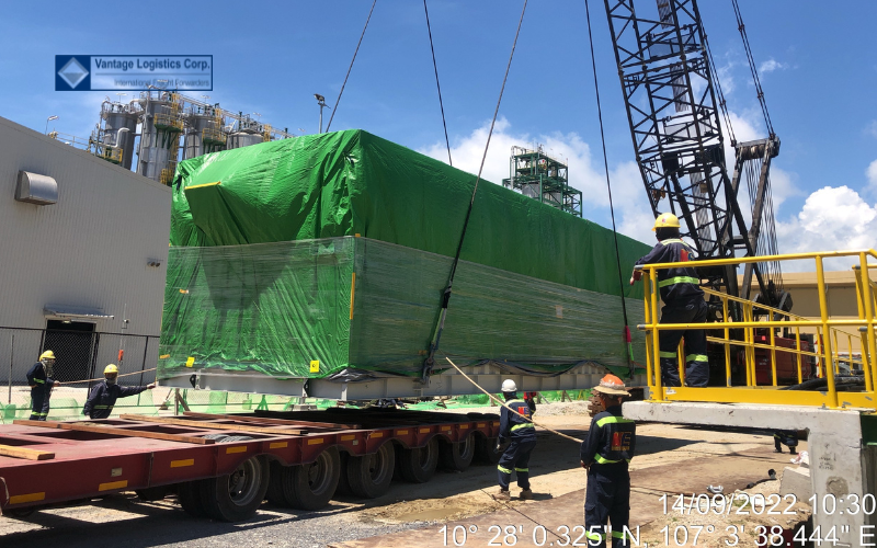Vantage successfully delivered the next two shipments for Petrochemical Complex Plant Project