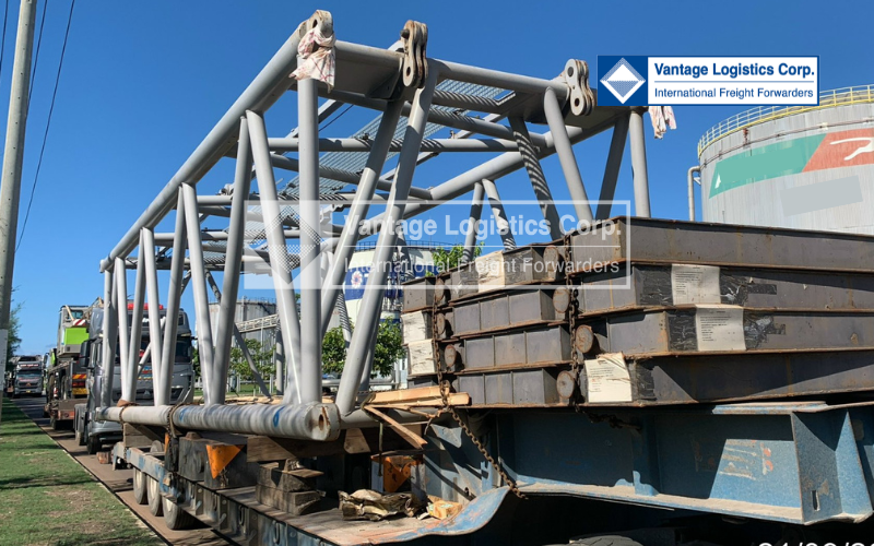 Vantage successfully transported Oversized and Overloaded Cargo for Monsoon Wind Power Project in Laos