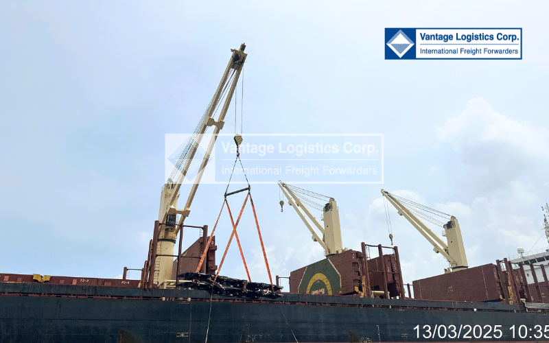 Continued Mobilization of 32,000 DWT Chartered Vessel to Successfully Transport Equipment for Flat Top Wagons Project from Indonesia to New Zealand Continued Mobilization of 32,000 DWT Chartered Vessel to Successfully Transport Equipment for Flat Top Wagons Project from Indonesia to New Zealand