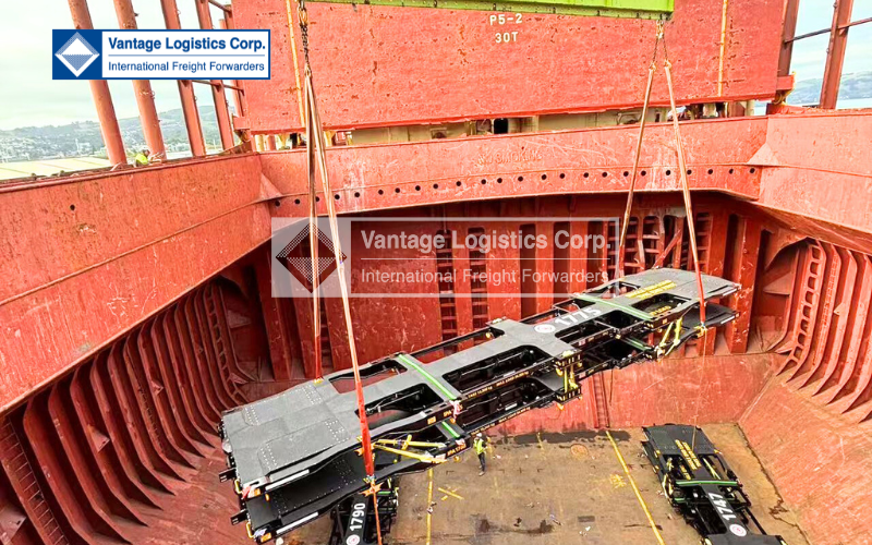 Continued Mobilization of 32,000 DWT Chartered Vessel to Successfully Transport Equipment for Flat Top Wagons Project from Indonesia to New Zealand Continued Mobilization of 32,000 DWT Chartered Vessel to Successfully Transport Equipment for Flat Top Wagons Project from Indonesia to New Zealand