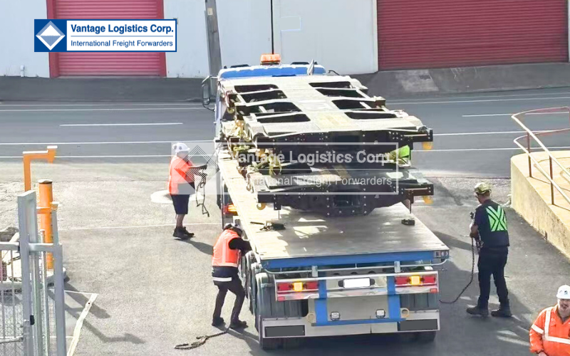 Continued Mobilization of 32,000 DWT Chartered Vessel to Successfully Transport Equipment for Flat Top Wagons Project from Indonesia to New Zealand Continued Mobilization of 32,000 DWT Chartered Vessel to Successfully Transport Equipment for Flat Top Wagons Project from Indonesia to New Zealand