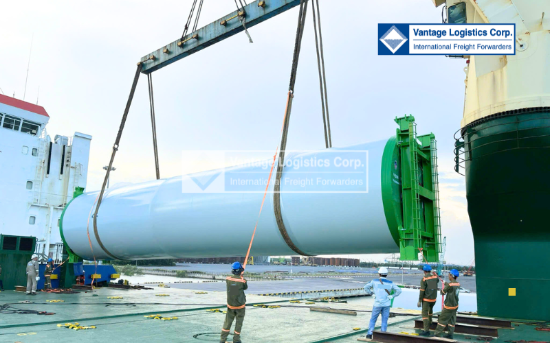 Successfully Delivers 2 Shipments of Wind Turbine Towers from Viet Nam To Germany