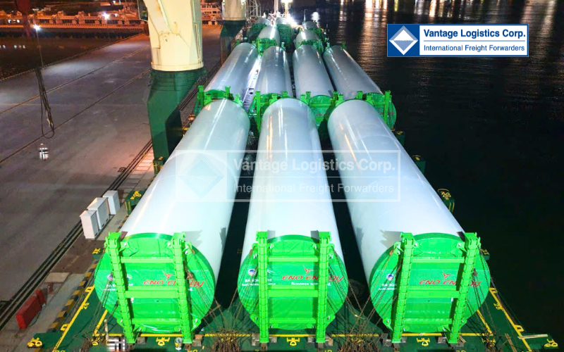 Successfully Delivers 2 Shipments of Wind Turbine Towers from Viet Nam To Germany