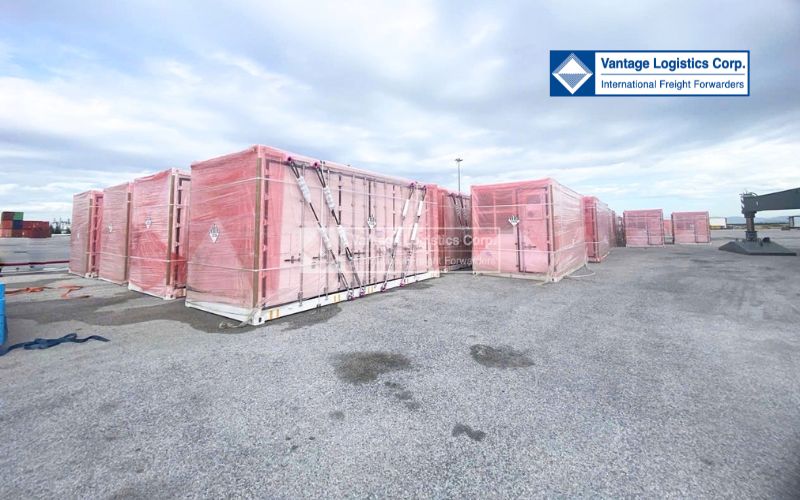 VANTAGE LOGISTICS HỖ TRỢ VẬN CHUYỂN HỆ THỐNG LƯU TRỮ NĂNG LƯỢNG PIN CHO CÁC DỰ ÁN NĂNG LƯỢNG SẠCH TẠI CHILE
